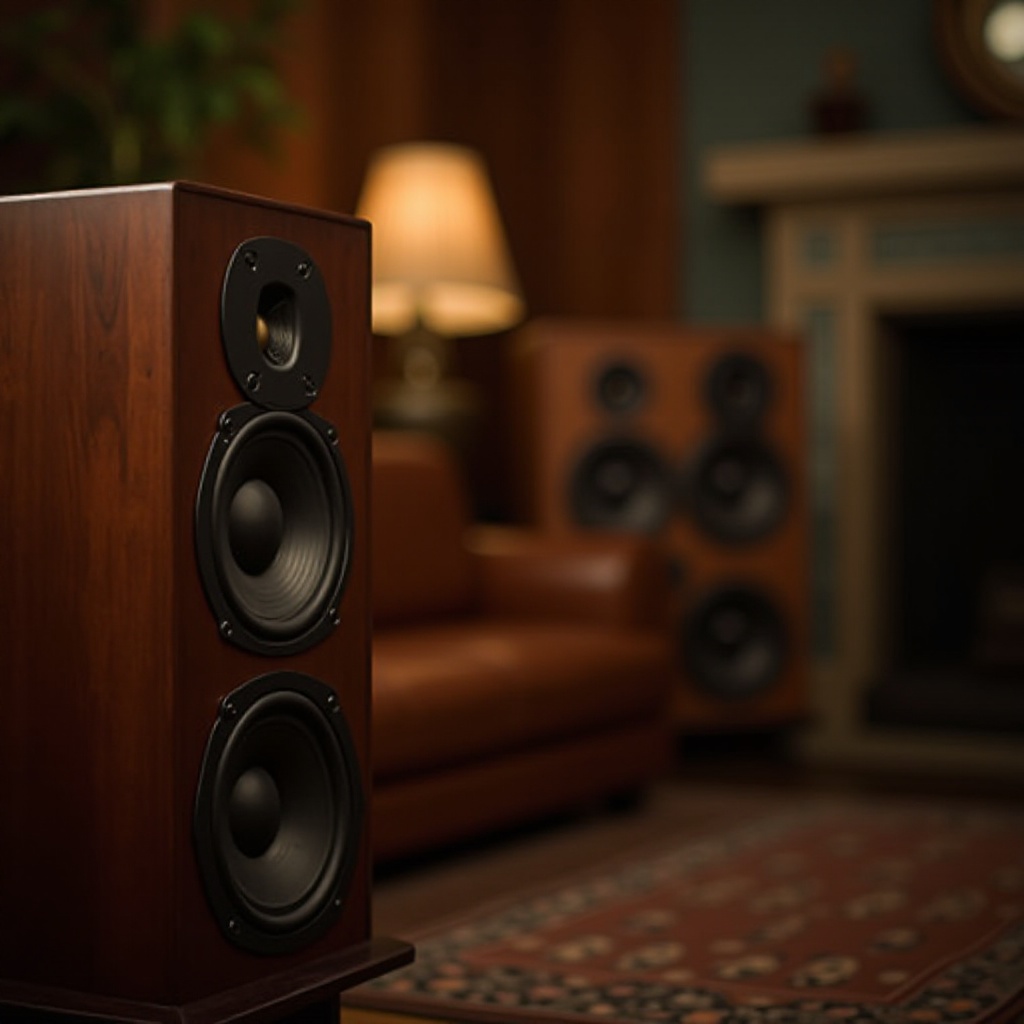 El atractivo atemporal de los altavoces de madera vintage.